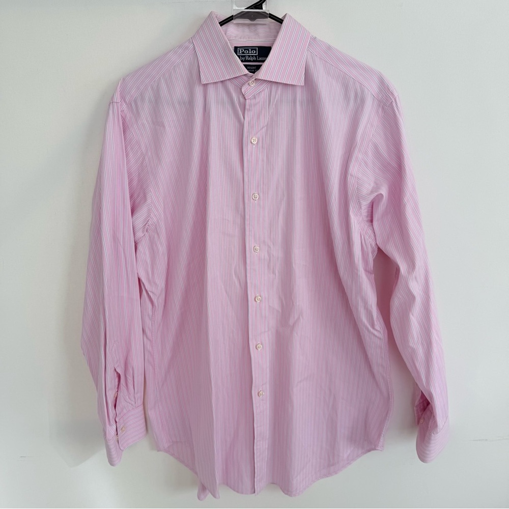 Vintage Polo Ralph Lauren Regent Classic Fit Button Down Shirt size 16 32/33